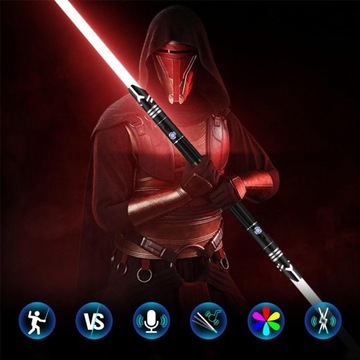 СВЕТЯЩИЙСЯ СВЕТОВОЙ САББ СО ЗВУКОМ RGB LED ИГРУШКА 16 ЦВЕТОВ МЕТАЛЛИЧЕСКИЙ МЕЧ USB