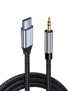 Kabel Aux USB C do 3,5 mm o długości 1 m do konwertera typu C
