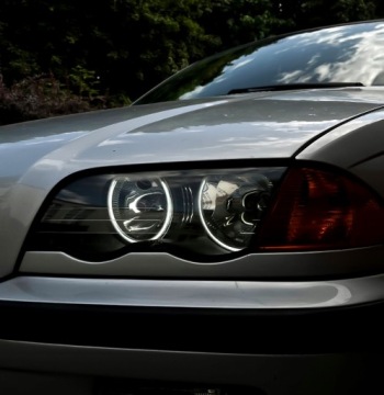 Белые кольца 2x131 мм, 2x146 мм для BMW E36, E38, E39, E46, E46, E46 с CCFL Angel Eyes