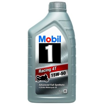 Olej 4T MOBIL 1 Racing 15W50 1l Syntetyczny