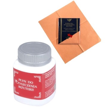ŚCIERECZKA SILBO+PŁYN DO CZYSZCZENIA SREBRA ZŁOTA