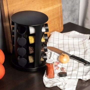 ПОЛКА ДЛЯ СПЕЦИЙ-ОРГАНИЗАТОР НА 16 СТЕКЛЯННЫХ БАНОК КОНТЕЙНЕРЫ +144NAKLE FUNNAL