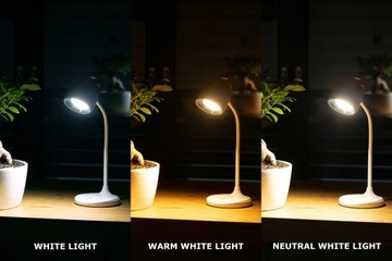 LAMPKA BIURKOWA DLA DZIECKA LED USB DOTYK 3 BARWY