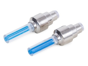 ВЕЛОСИПЕДНЫЕ ВЕНТИЛЯЦИИ С ПОДСВЕТКОЙ, КОЛЕСНЫЙ КЛАПАН, 2 ШТ.