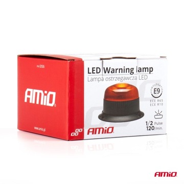 LAMPA BŁYSKOWA OSTRZEGAWCZA LED MINI MAŁA KOGUT