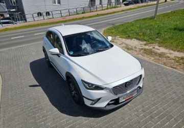 Mazda CX-3 Crossover 1.5 SKY-D 105KM 2018 Mazda CX-3 4x4 Automat Biala Perla Kamera Navi Skora Full LED 1.5 Diesel, zdjęcie 30