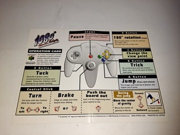 1080 Snowboarding / Komplet / NTSC-USA / N64