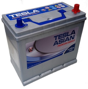 AKUMULATOR TESLA ASIAN 45R 12V 45Ah P+ 238*129*227