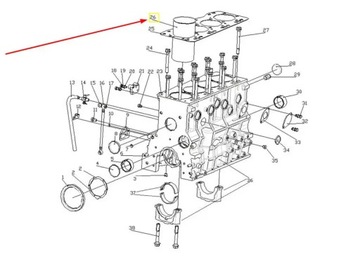 A498B-01005 Гильза цилиндра