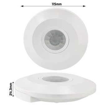 Светодиодный датчик движения, потолочный PIR-датчик поверхностного монтажа