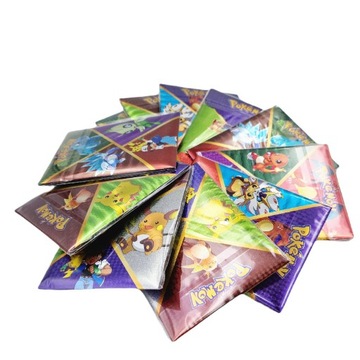 КОЛЛЕКЦИОННЫЕ КАРТОЧКИ ПОКЕМОН 20 ШТ. КАРТОЧКИ ЗОЛОТАЯ РАДУГА РАДУГА ПИКАЧУ