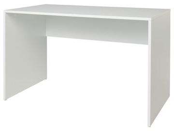 Biurko Prostokątne BIAŁE STABILNE PODKŁADKI Livaro Living 116 x 60 x 75 cm