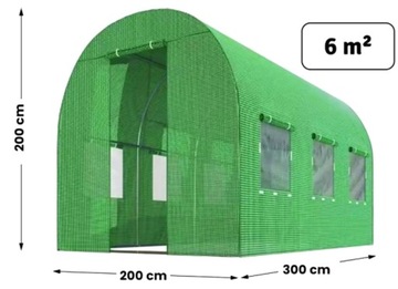 САДОВАЯ ФОЛЬГА ТУННЕЛЬ ТЕПЛИЧНАЯ 3x2x2m ФОЛЬГА ДЛЯ ОВОЩЕЙ ФРУКТОВ ФОЛЬГА UV-4