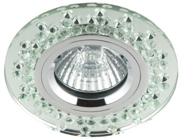 OPRAWA SUFITOWA OCZKO HALOGEN LED MR16 Kryształ-ki