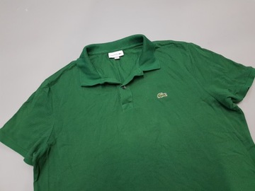 LACOSTE koszulka polo męska zielona Slim Fit 8 NOWA 3XL