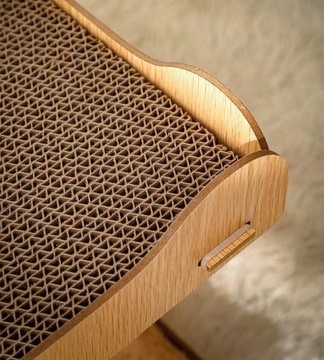 Картонный кошачий домик, Картонная когтеточка