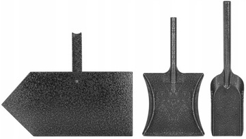 НАБОР УГОЛЬНОЙ ПЕЧИ, ЛОПАТА, Мусорное ведро, СЕРЕБРО