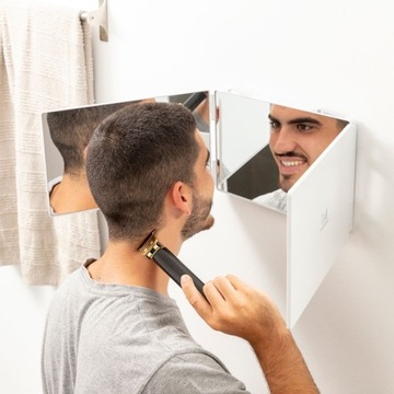 Зеркало для ванной комнаты InnovaGoods SelfKut 360 со светодиодной подсветкой