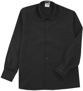 KOSZULA WIZYTOWA ELEGANCKA CZARNA 15 lat J140F