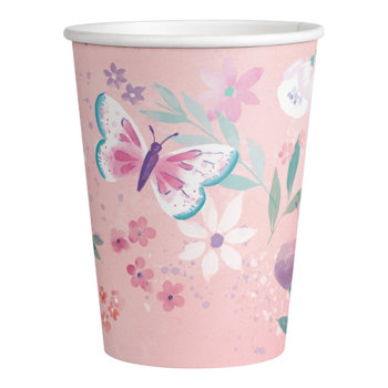 Motyl Flutter Kubeczki fioletowe 250ml 8 szt