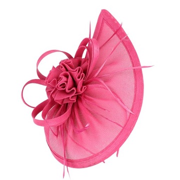 Женские шляпы Cloche Fascinator Розовое платье с цветочным принтом