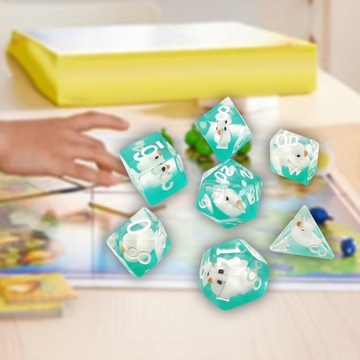 7 шт., набор многогранных кубиков, коллекционные предметы для игры