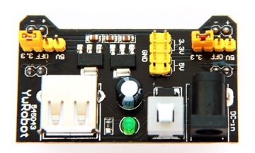 Moduł zasilający 5V 3.3V do MB102 płytki stykowej
