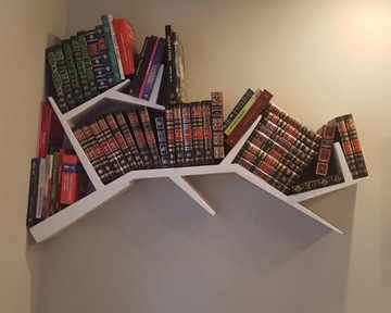 Книжная полка, книжный шкаф, дерево плюс акция на ветку