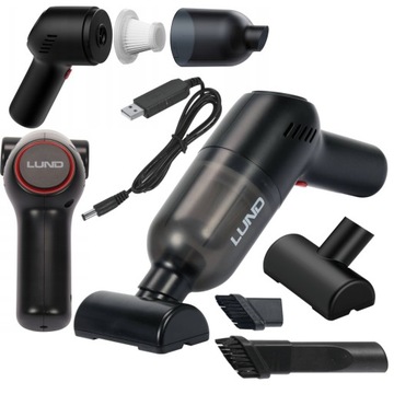 АВТОМОБИЛЬНЫЙ ПЫЛЕСОС АККУМУЛЯТОРНЫЙ РУЧНОЙ HEPA HEPA 60 Вт 4,5 кПа 7,4 В 4000 мАч USB