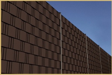 КОРИЧНЕВАЯ ЛЕНТА ДЛЯ ЗАБОРА 4,7смХ48м ПАНЕЛЬНЫЙ ЗАБОР