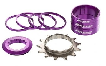 Reverse SingleSpeed Kit 13T fioletowy Shimano