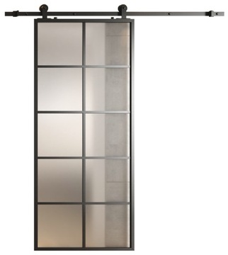 Drzwi Szklane Przesuwne System Loft 85 Satyna 10