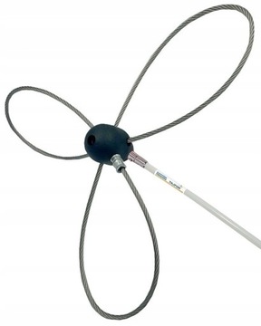 2 ЩЕТКИ ДЛЯ ЧИСТКИ ДЫМОХОДОВ ДЛЯ ДРЕЛ НАБОР TAJFUN 8 М