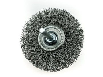 SZCZOTKA TARCZOWA Z TRZPIENIEM 70mm SZCZOTPOL