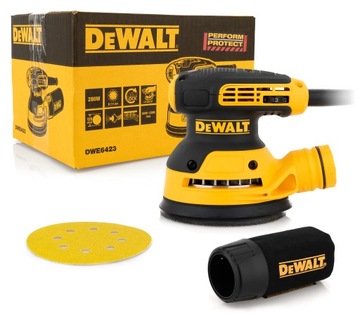 DEWALT SZLIFIERKA MIMOŚRODOWA DWE6423 280 W 125 MM