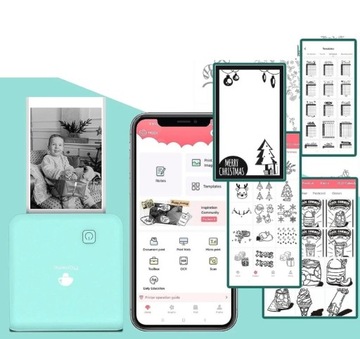 Мини-термопринтер Phomemo M02 PRO для самоклеящихся заметок и этикеток