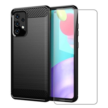 ETUI PANCERNE KARBON ARMOR SAMSUNG A52 5G + SZKŁO