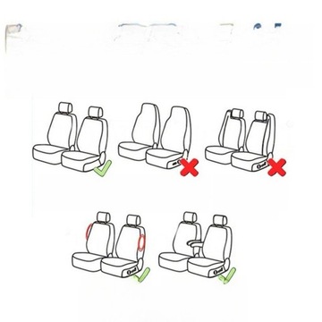 Чехлы на сиденья УНИВЕРСАЛЬНЫЕ ШТАМПАННЫЕ