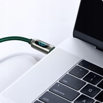 Kabel USB-C / USB-C, Baseus Display, 5A, 100W, 2m