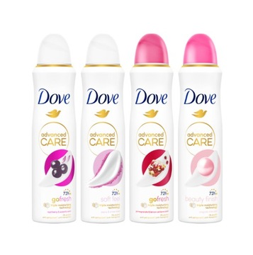 Dove Advanced Care Antyperspirant aerozol 4x 150ml