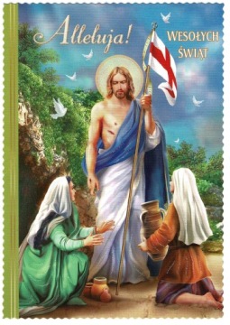 POCZTÓWKA KARTKA WIELKANOC ŚWIĘTA 1 SZT. religijna