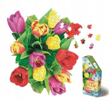 MADD CAPP PUZZLE KONTUROWE TULIPANY, 350 el.