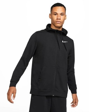 BLUZA MĘSKA NIKE treningowa dri-fit rozpinana XL