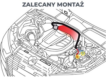 Средство от куниц и крыс для автомобилей МОЩНЫЙ на 1 сторону 12В Длинный кабель
