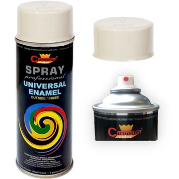 Farba spray uniwersalny emalia 400 ml biały połysk