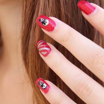 ПРАЗДНИЧНЫЕ НАКЛЕЙКИ ДЛЯ НОГТЕЙ Рождественские НАКЛЕЙКИ