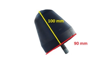 Бампер пружинный бампер конус 100 мм трейлер трейлер трейлер