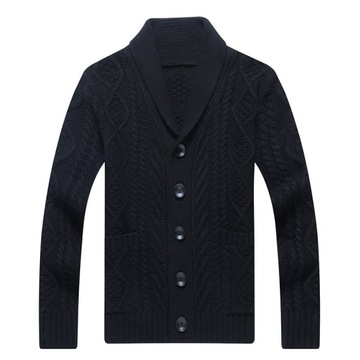Men's Button Wool Sweater