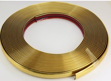 ЗОЛОТАЯ САМОКЛЕЯЩАЯСЯ ЛЕНТА ДЛЯ НАСТЕННОЙ ПОЛОСКИ 1,5х500 ДЛЯ ТЮНИНГОВОГО ОТДЕЛЕНИЯ