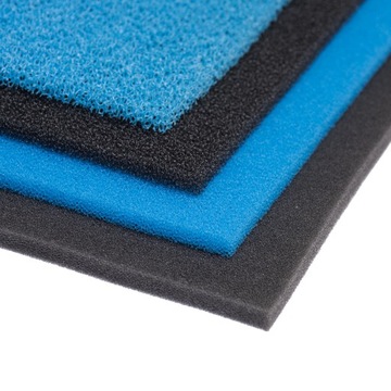 Gąbka Filtr Wkład 25x25x2cm PPI 20 czarna